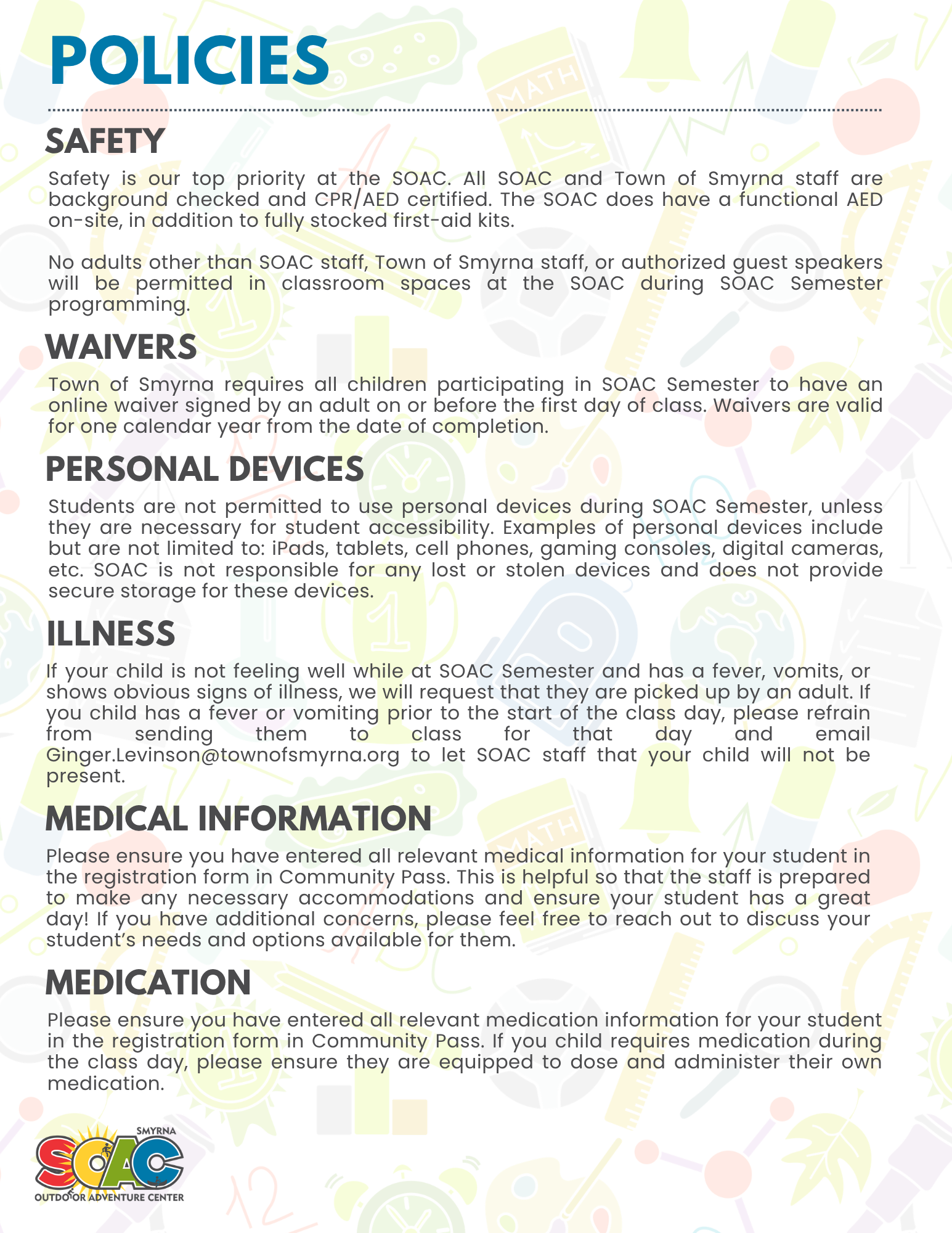 SOAC Semester Info 5